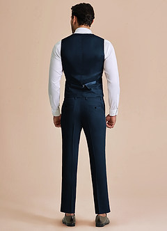 front William Azul Marino Chaleco de traje