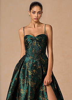 Vestido Verde Profundo Largo Aoife image3