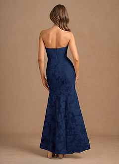 Avina Dark Navy Maxi Dress image3