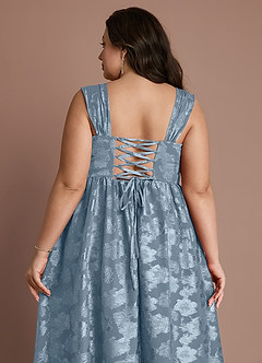 Hazel Dusty Blue Pleated Maxi Dress image14