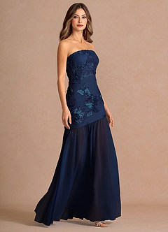 Maxi jurk Nerissa Marine image6