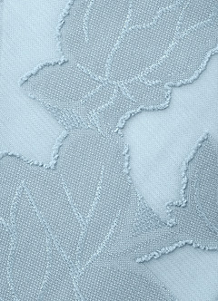 front Floral Burnout Skinny Tie