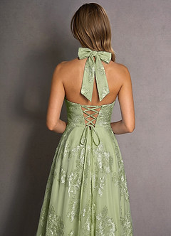 Robe Longue Vert Clair Isabeau image6