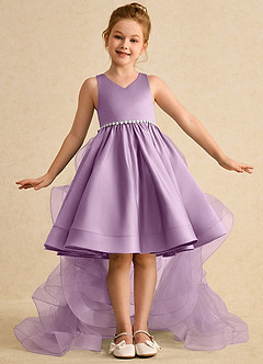 Azazie Julietta vestidos de niña de las flores Vestido de Glicinia de Tul de Princesa con Convertible image2