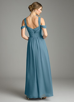 Azazie Lianne Bridesmaid Dresses Bermuda A-Line Off the Shoulder Chiffon Dress image7