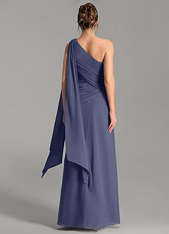 Azazie Ayra Bridesmaid Dresses Stormy A-Line One Shoulder Chiffon Dress image6