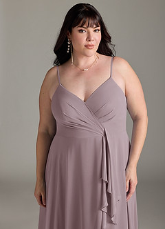 Azazie Akita Bridesmaid Dresses Dusk A-Line Chiffon Dress image9
