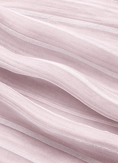 front Azazie Striped Sheer Tassel Shawl