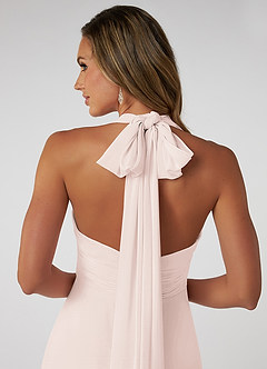 Azazie Fifi Abiti da Damigella Abito Convertibile A-Line in Chiffon Senza Cinturino Petalo Di Rosa image4