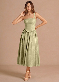 Isaura Celadon Midi Dress image3