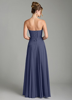 Azazie Gabriela Brautjungfernkleider Eine Linie Korsett Chiffon Kleid Sturm image8