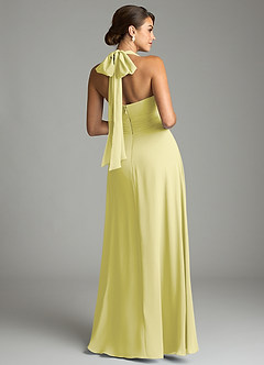 Azazie Tamira Suknie dla druhen Linia A Pofałdowany Szyfon Do ziemi Sukienka image8