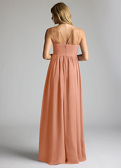 Azazie Emree Abiti da damigella d'onore premaman Abito A-Line Chiffon Floor-Length image4