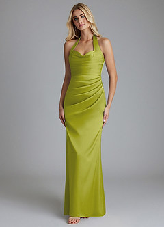 Azazie Minnow Final Sale Black Mermaid Sweetheart Neckline Stretch Satin Dress image6