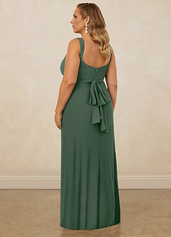 Christian Siriano Bridal for Azazie 1010 Bridesmaid Dresses Wrap V-Neck Luxe Knit Mermaid Dress image11