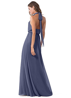 Azazie Landry Bridesmaid Dresses Stormy A-Line Pleated Mesh Dress image5