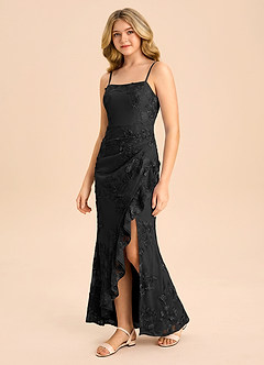 front Azazie Buzzy Junior Formal Dress