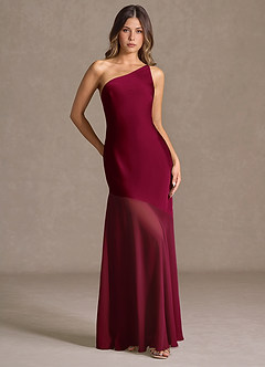 Vestido Merlot Largo Fatima image7