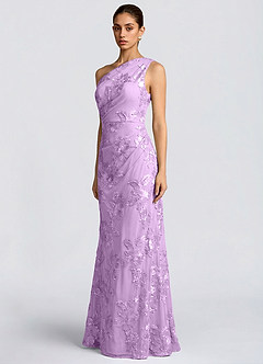 Vestido Lila Escarchada Maxi Emerson image3