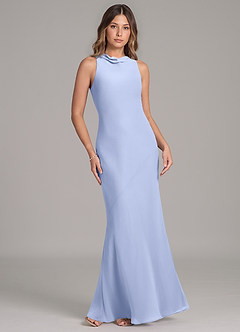 Azazie Allettie Bridesmaid Dresses Ice Mermaid Chiffon Dress image6
