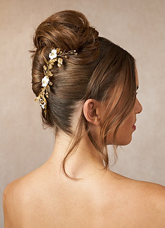 front Blossom Beauty Hair Pins