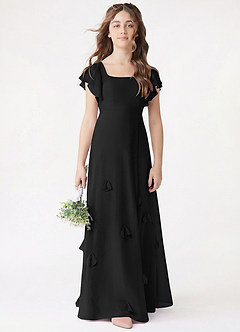 front Azazie Selene Junior Formal Dress