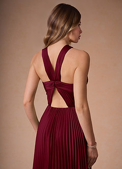 Vestido Merlot Largo Teresa image5
