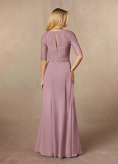 Azazie Barrymore Mother of the Bride Dresses A-Line Scoop lace Chiffon Floor-Length Dress image8