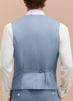 front William Dammblå Kostymväst