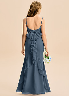 Azazie Lioren Junior Robe Sirène en Mousseline de soie Arc Neptune image5