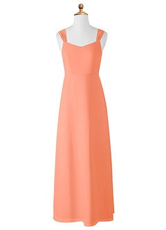 Azazie Denice Junior Sunset A-Line Chiffon Dress image8