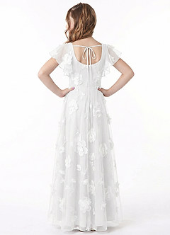 front Azazie Joy Junior Formal Dress