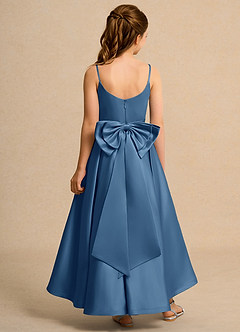 Azazie Sweets Junior Formal Flower Girl Klänningar Klä A-Line i Matt satäng Plisserad image2