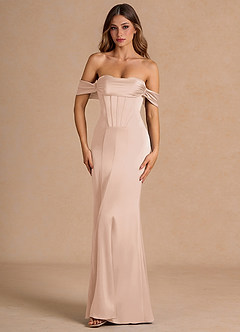 Maxi jurk Aurelie Poederroze image3