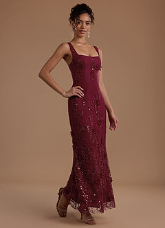 Zarelle Wine Maxi Dress image3