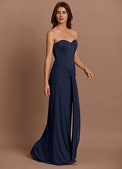 Robe Longue Marine Kalliope  image4
