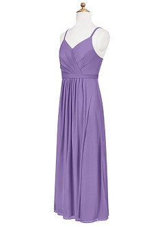 Azazie Luxy Junior Tahiti Pleated Mesh Dress image8