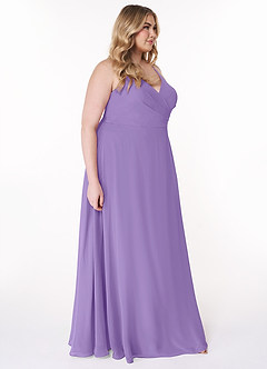 Azazie Davis Abiti da Damigella Abito A-Line in Chiffon con Scollo a V Tahiti image10
