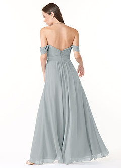 Azazie Millie Bridesmaid Dresses A-Line Sweetheart Neckline Chiffon Floor-Length Dress image3