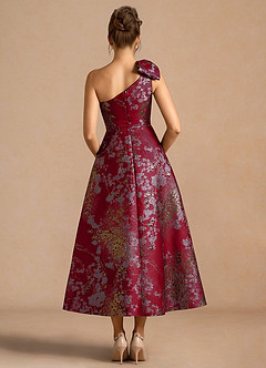 Jonelle Merlot Midikjole image2