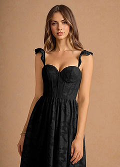 Camila Black Midi Dress image5
