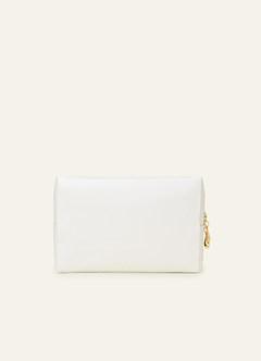 front Initial Letter Cosmetic Bag