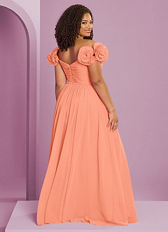 Barbie ♥ Azazie Bridesmaid Dresses Sunset A-Line Off the Shoulder Chiffon Convertible Dress image19