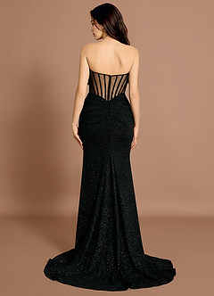 Maxi jurk Peridot  Zwart image3