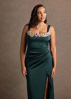 Robe Longue Vert Forêt Vivianna image9