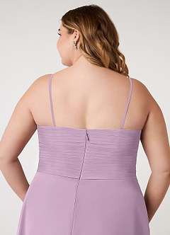 Azazie Arabella Allure Brautjungfernkleider Wandelbar A-Linie Herzausschnitt Chiffon Kleid Blauregen image15