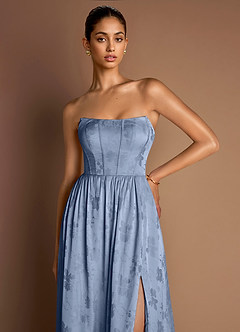 Floria 파우더 블루 미디 드레스 image5