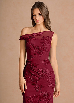 Melian Burgundy Maxi Dress image5