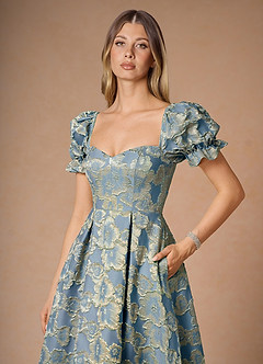 Amy Lake Blue Maxi Dress image5