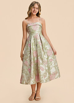 front Azazie Penny Junior Formal Dress